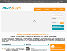 Tablet Screenshot of alumni.escuelacoaching.com